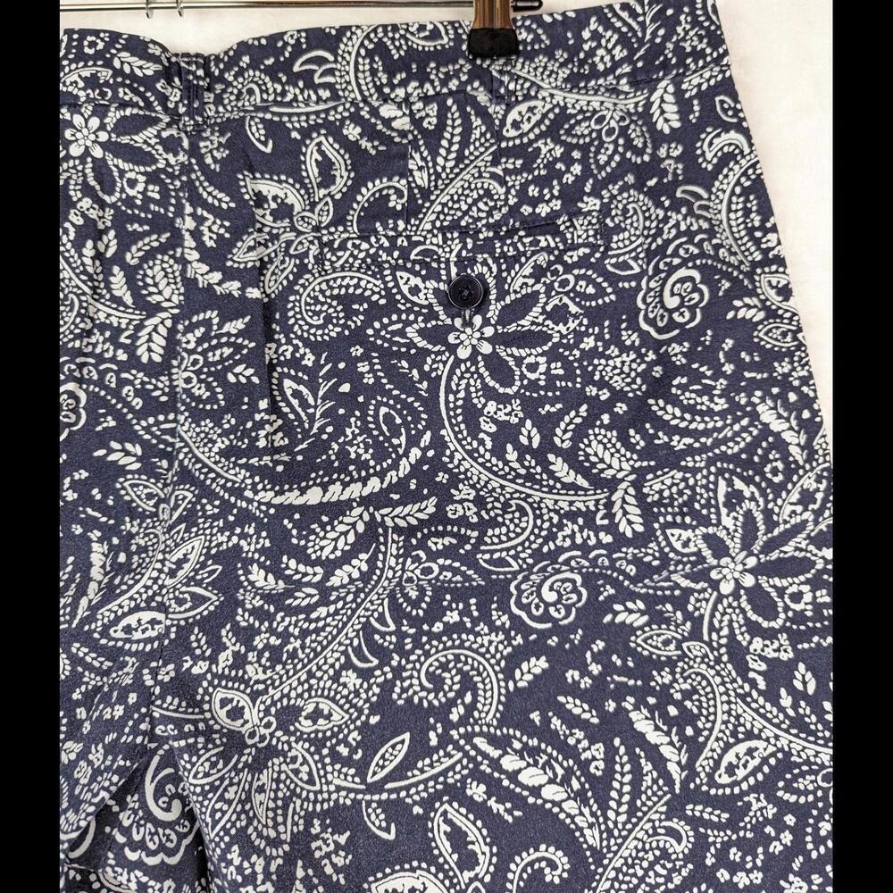 Talbots the Weekend Shorts Women's 16 Navy Blue White 6.5" Short - Picture 9 of 12